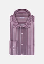 Regular Business Hemd Gestreift in Lila |  Seidensticker Onlineshop