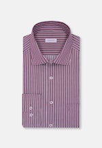 Regular Business Hemd Gestreift in Lila |  Seidensticker Onlineshop