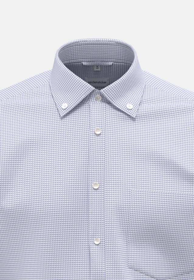 Regular Business Hemd Struktur in Hellblau |  Seidensticker Onlineshop