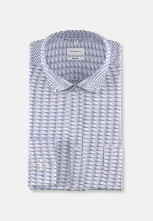 Regular Business Hemd Struktur in Hellblau |  Seidensticker Onlineshop