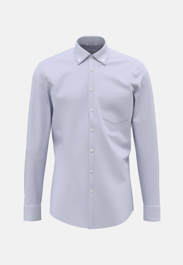 Regular Business Hemd Struktur in Hellblau |  Seidensticker Onlineshop