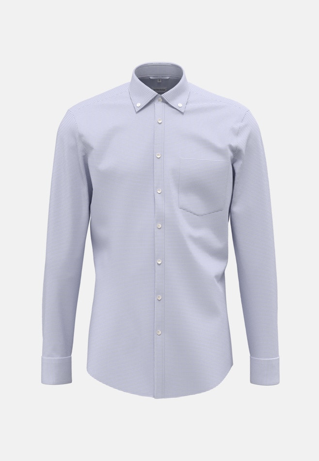 Regular Business Hemd Struktur in Hellblau | Seidensticker Onlineshop