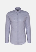 Shaped Business Hemd Druck in Cappuccino |  Seidensticker Onlineshop