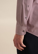 Regular Business Hemd Druck in Orange |  Seidensticker Onlineshop