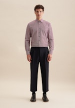 Regular Business Hemd Druck in Orange |  Seidensticker Onlineshop