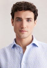 Regular Business Hemd Druck in Hellblau |  Seidensticker Onlineshop