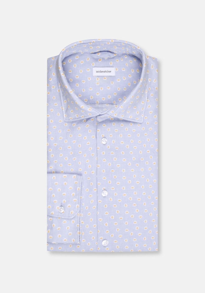Regular Chemise d'affaires Imprimé dans Bleu Clair | Boutique en ligne Seidensticker
