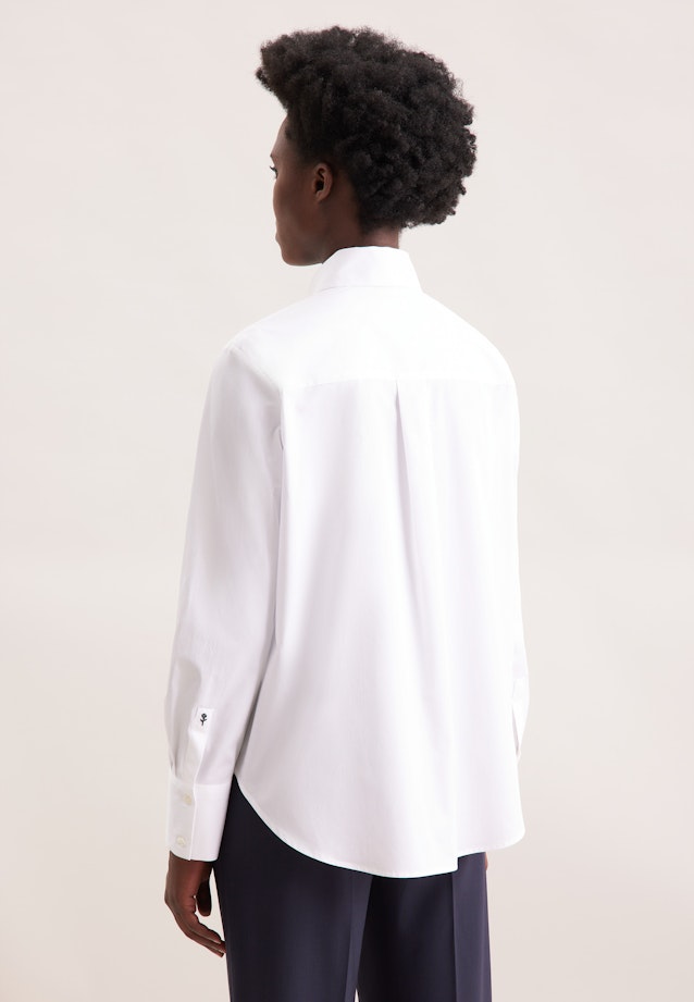 Hemdbluse in A- Linie in Weiß |  Seidensticker Onlineshop