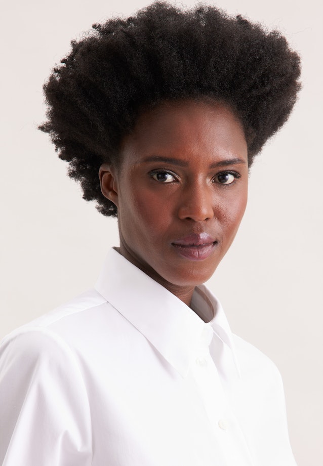 Hemdbluse in A- Linie in Weiß |  Seidensticker Onlineshop