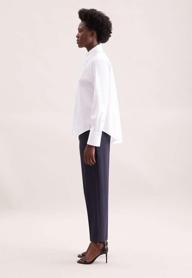 Hemdbluse in A- Linie in Weiß |  Seidensticker Onlineshop