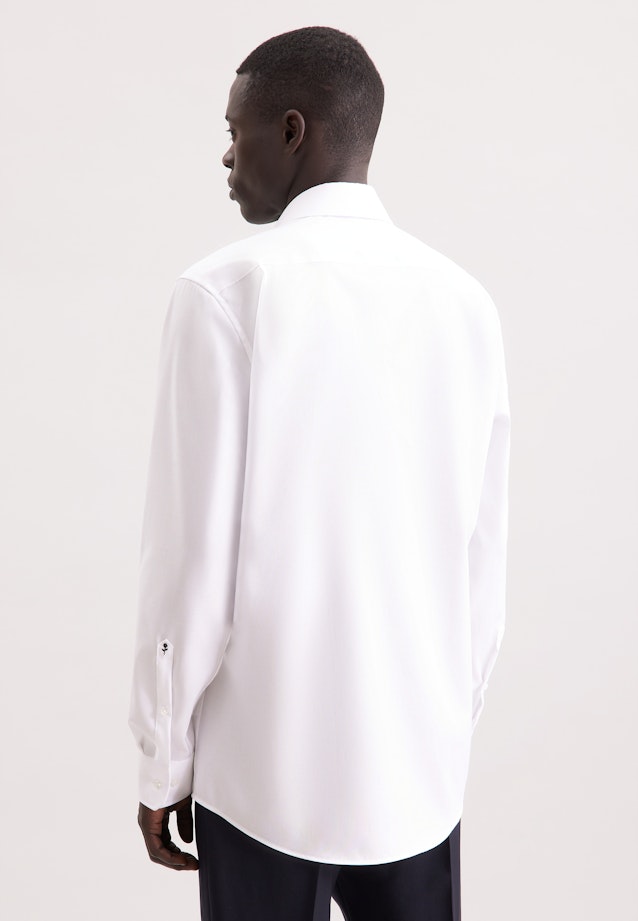 Regular Business shirt Uni in Weiß |  Seidensticker Onlineshop