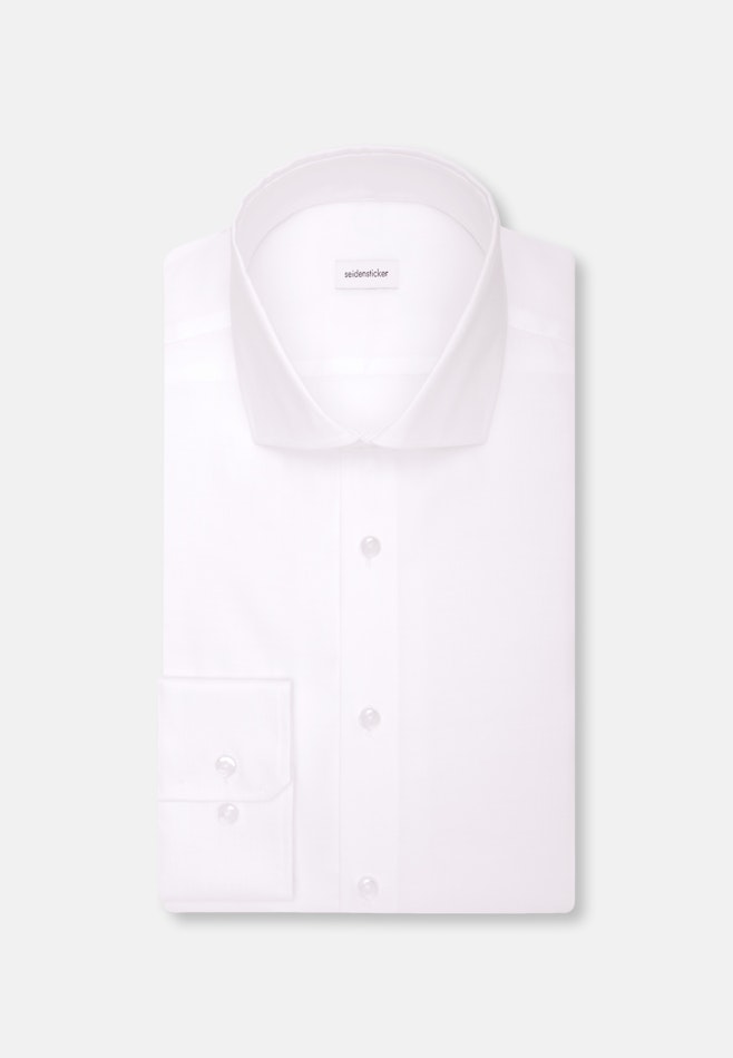 Regular Chemise d'affaires Uni dans Blanc | Boutique en ligne Seidensticker