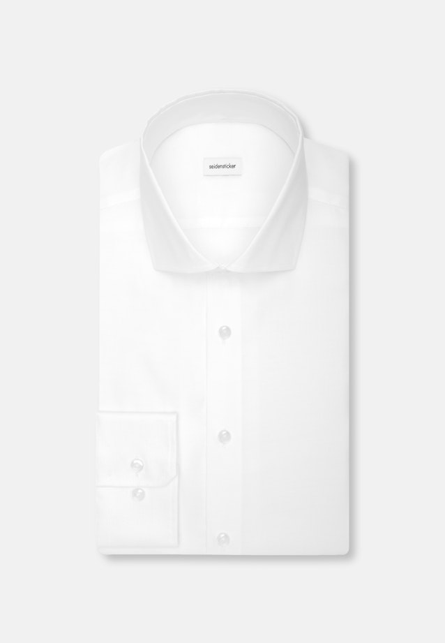 Regular Business shirt Uni in Weiß |  Seidensticker Onlineshop