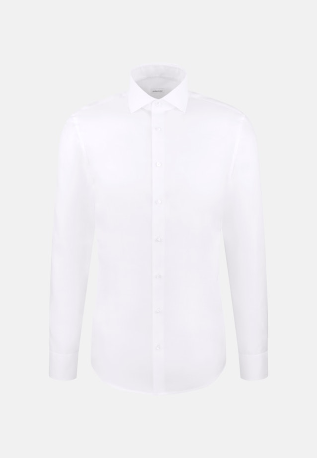 Regular Business shirt Uni in Weiß |  Seidensticker Onlineshop