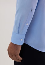 Regular Business Hemd Uni in Mittelblau |  Seidensticker Onlineshop