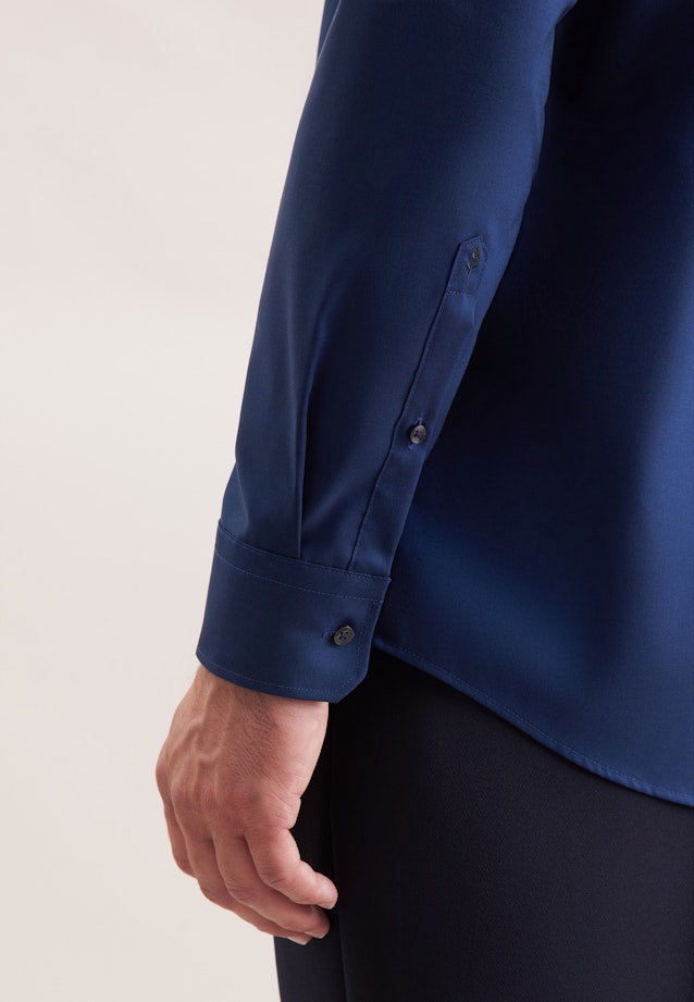 Regular Business Hemd Uni in Dunkelblau |  Seidensticker Onlineshop