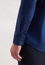 Regular Chemise d'affaires Uni in Bleu Foncé |  Seidensticker Onlineshop