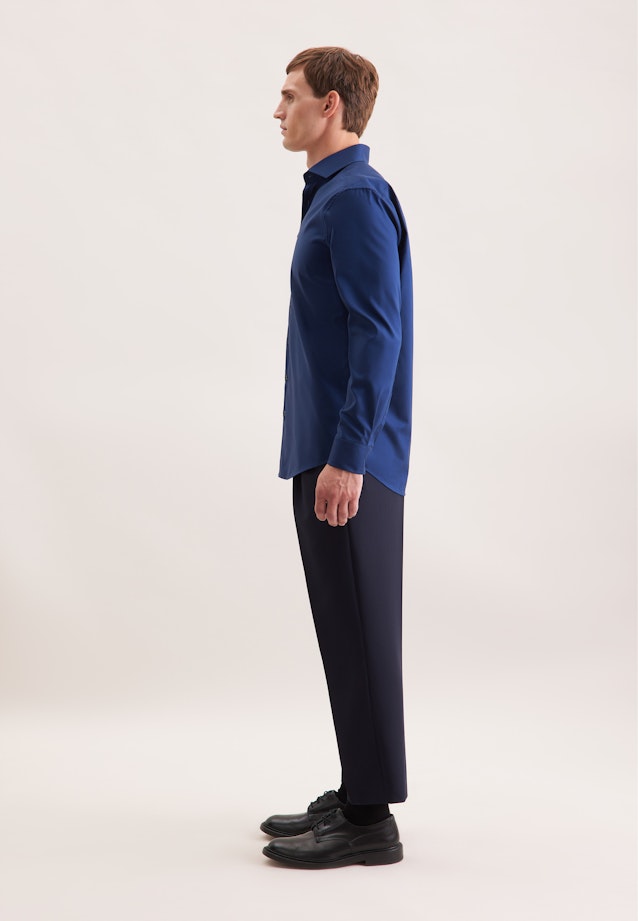 Regular Business Hemd Uni in Dunkelblau |  Seidensticker Onlineshop