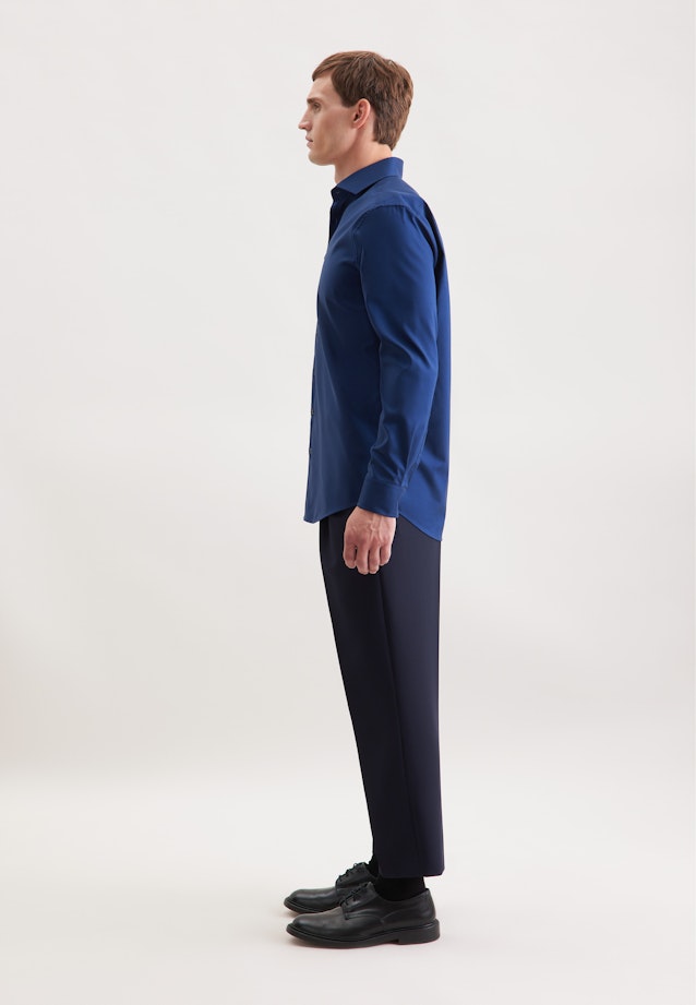 Regular Business Hemd Uni in Dunkelblau |  Seidensticker Onlineshop