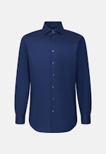 Regular Chemise d'affaires Uni in Bleu Foncé |  Seidensticker Onlineshop