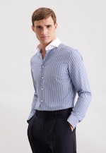 Slim Business shirt Stripes in Dunkelblau |  Seidensticker Onlineshop