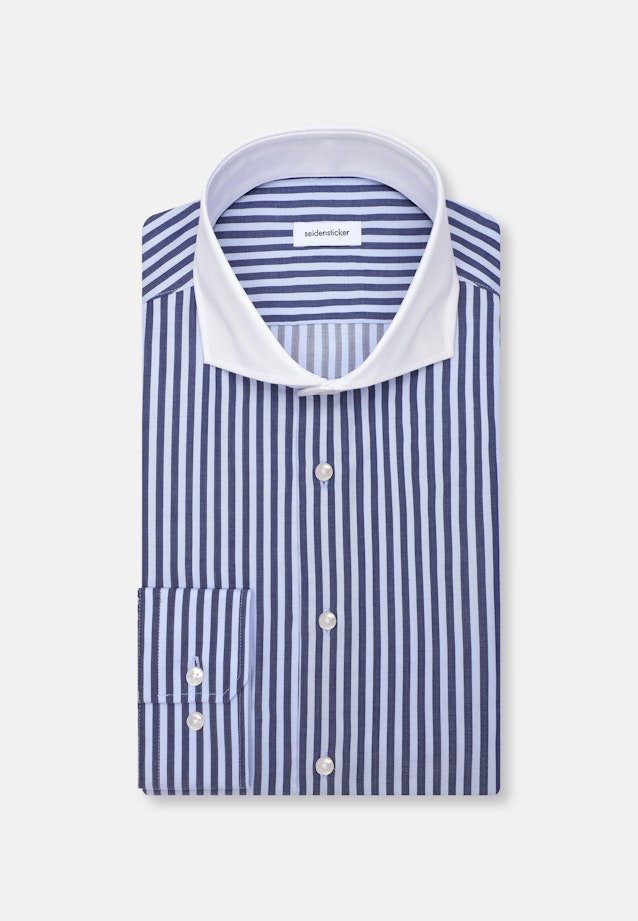 Slim Business shirt Stripes in Dunkelblau |  Seidensticker Onlineshop