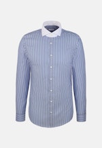 Slim Business Hemd Gestreift in Dunkelblau |  Seidensticker Onlineshop
