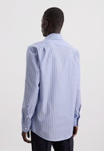 Regular Business Hemd Struktur in Dunkelblau |  Seidensticker Onlineshop