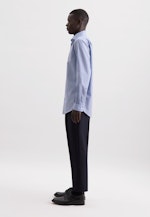 Regular Business Hemd Struktur in Dunkelblau |  Seidensticker Onlineshop