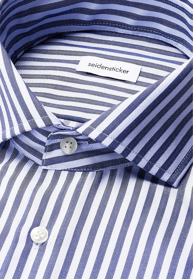 Regular Business Hemd Struktur in Dunkelblau | Seidensticker Onlineshop