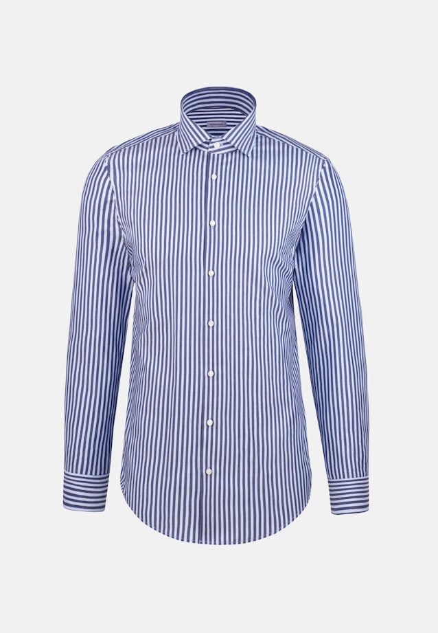 Regular Business Hemd Struktur in Dunkelblau |  Seidensticker Onlineshop