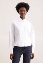 Oversized Hemdbluse  in Boxy Länge in Weiß |  Seidensticker Onlineshop