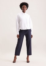 Oversized Hemdbluse  in Boxy Länge in Weiß |  Seidensticker Onlineshop