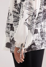 Raglanbluse mit Schleifendetail in Weiß |  Seidensticker Onlineshop