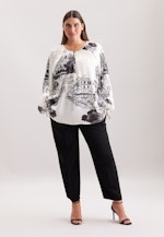 Raglanbluse mit Schleifendetail in Weiß |  Seidensticker Onlineshop