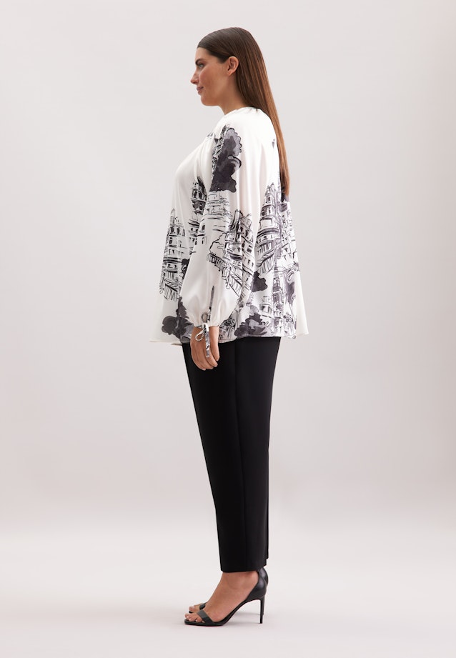 Raglanbluse mit Schleifendetail in Weiß |  Seidensticker Onlineshop