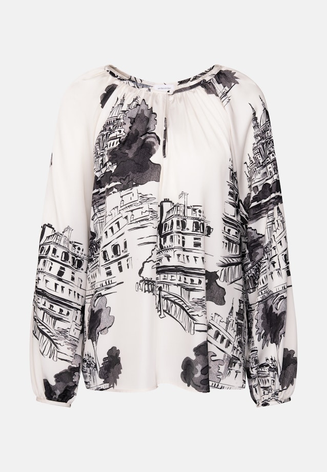 Raglanbluse mit Schleifendetail in Weiß |  Seidensticker Onlineshop