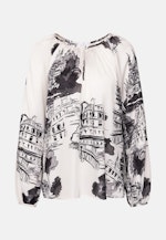 Raglanbluse mit Schleifendetail in Weiß |  Seidensticker Onlineshop