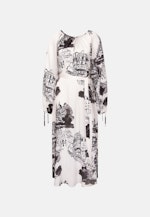 Raglankleid mit Schleifendetail in Weiß |  Seidensticker Onlineshop