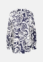 Tunikabluse mit Bindeband in Dunkelblau |  Seidensticker Onlineshop