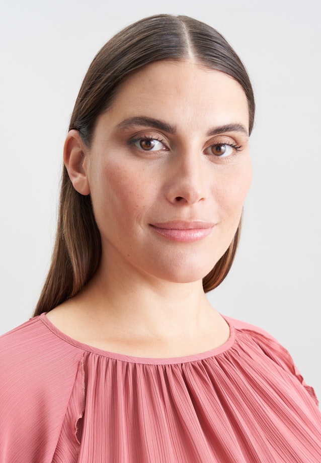 Raglanbluse mit Volantärmeln in Rosa |  Seidensticker Onlineshop
