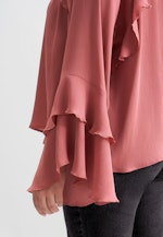 Raglanbluse mit Volantärmeln in Rosa |  Seidensticker Onlineshop