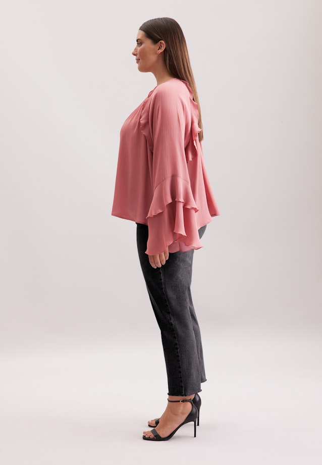 Raglanbluse mit Volantärmeln in Rosa |  Seidensticker Onlineshop
