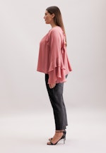 Raglanbluse mit Volantärmeln in Rosa |  Seidensticker Onlineshop