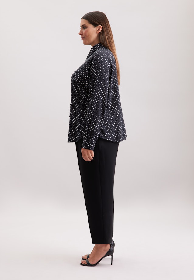 Hemdbluse mit abnehmbarer Schluppe in Noir |  Seidensticker Onlineshop