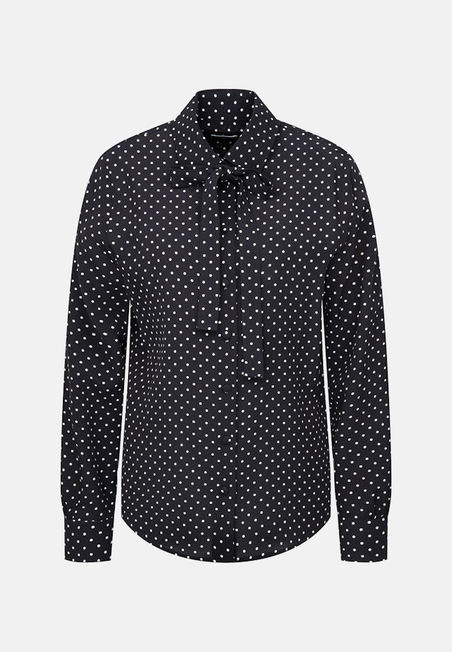 Hemdbluse mit abnehmbarer Schluppe in Noir |  Seidensticker Onlineshop