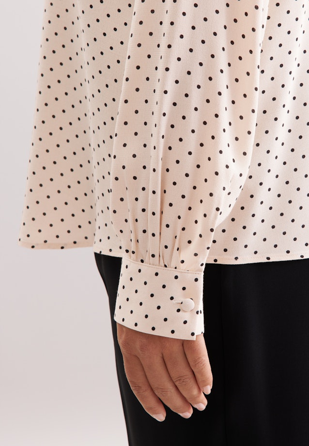 Hemdbluse mit abnehmbarer Schluppe in Blanc |  Seidensticker Onlineshop