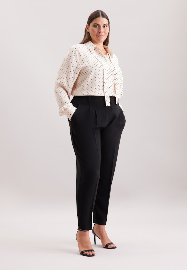 Hemdbluse mit abnehmbarer Schluppe in Blanc |  Seidensticker Onlineshop