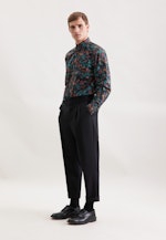 Regular Business shirt Floral in Grey |  Seidensticker Onlineshop