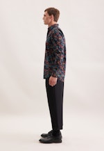 Regular Business shirt Floral in Grey |  Seidensticker Onlineshop